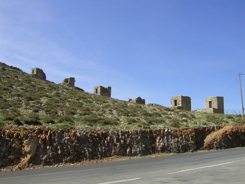 Windmill ruins at Ambelos