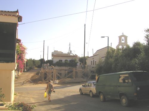 Analipsi's church under renovation