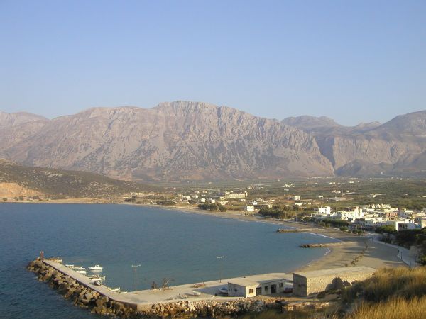 Pahia Ammos Beach at sunset